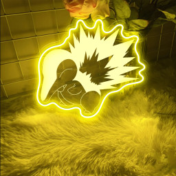 Cyndaquil Pokemon Laser Sign