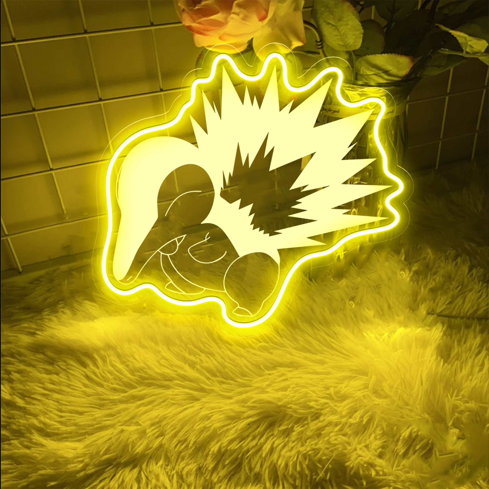 Cyndaquil Pokemon Laser Sign