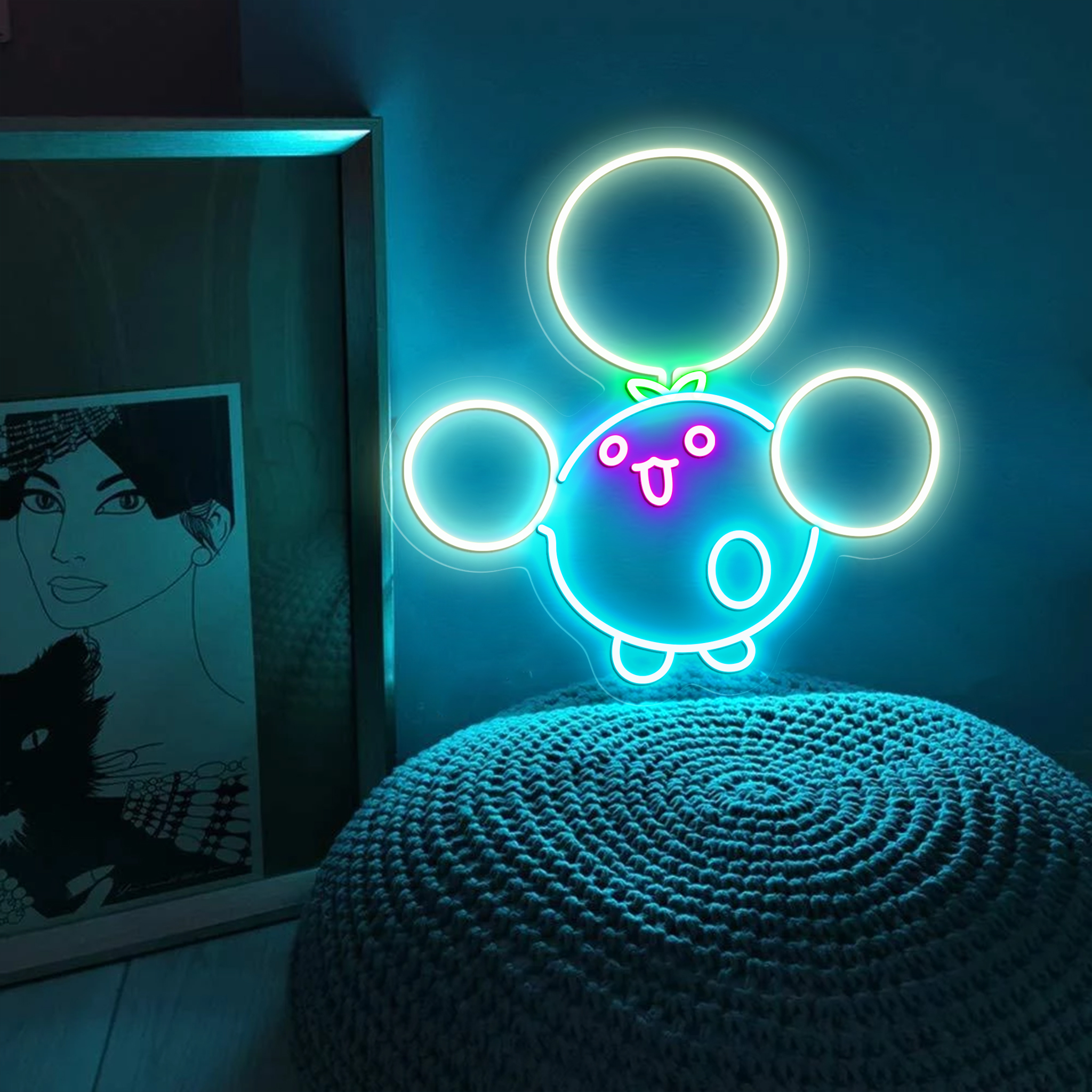 Jumpluff Pokemon Neon Signs