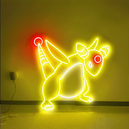 Pokemon Ampharos Neon Sign