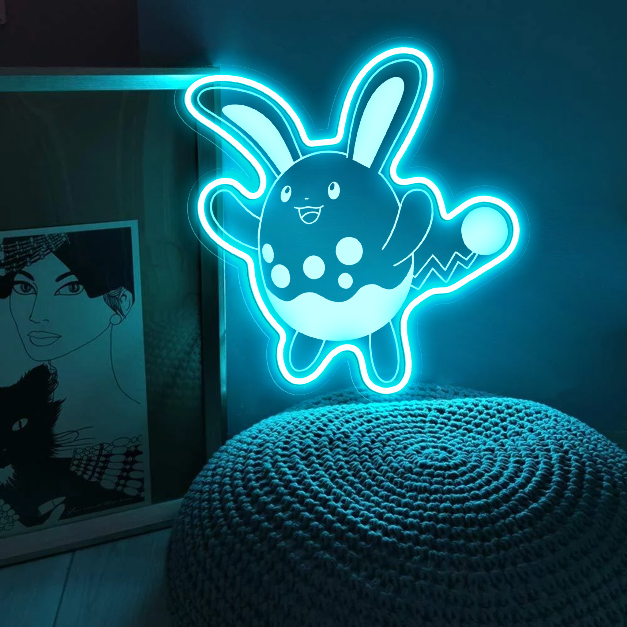 Pokemon Azumarill Laser Signs