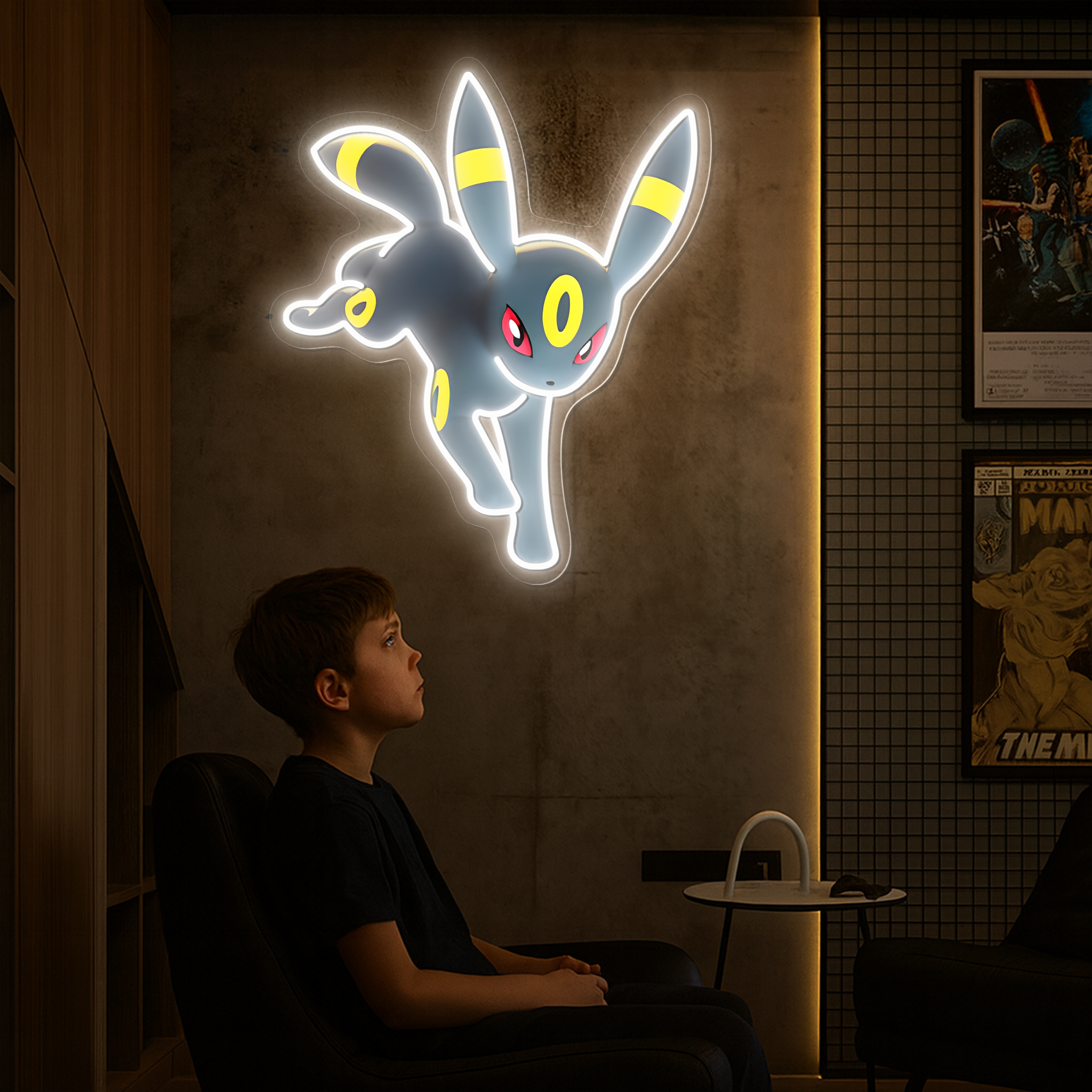 Pokemon Umbreon UV Sign