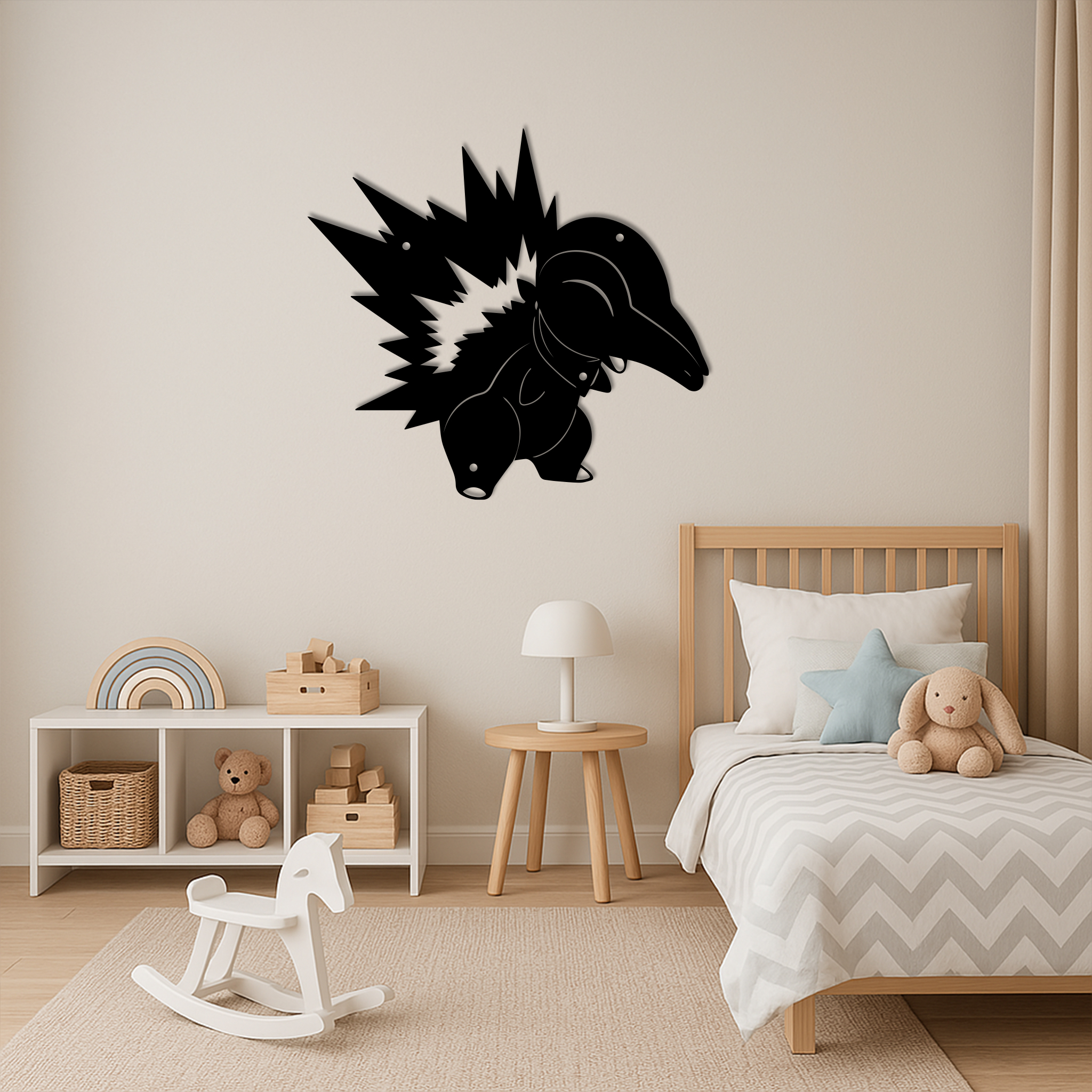 Pokemon Cyndaquil Metal Sign