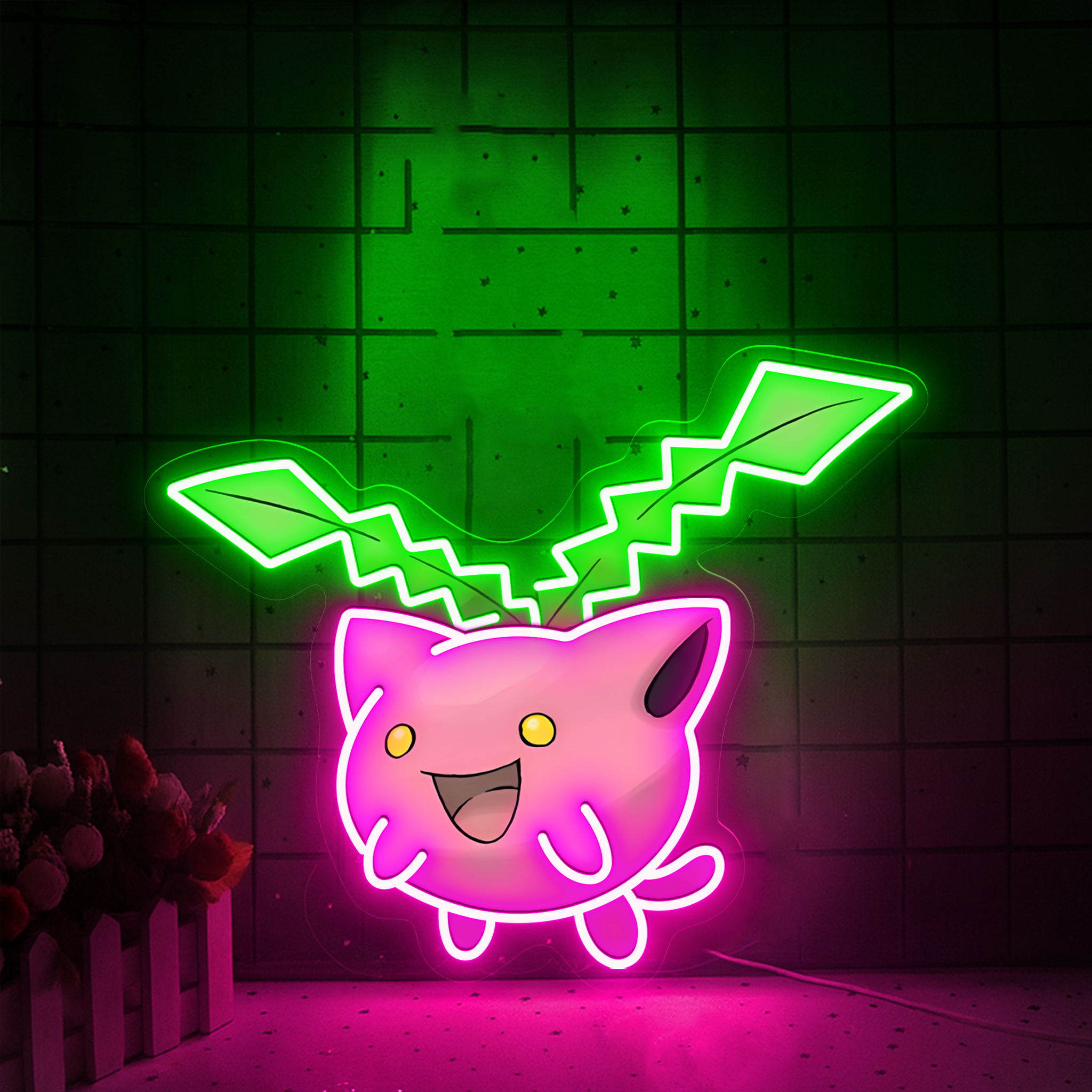 Hoppip Pokemon UV Sign