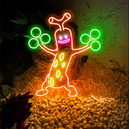 Sudowoodo Pokemon Neon Sign