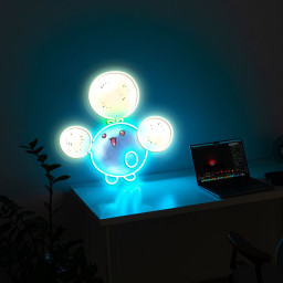 Jumpluff Pokemon UV Signs