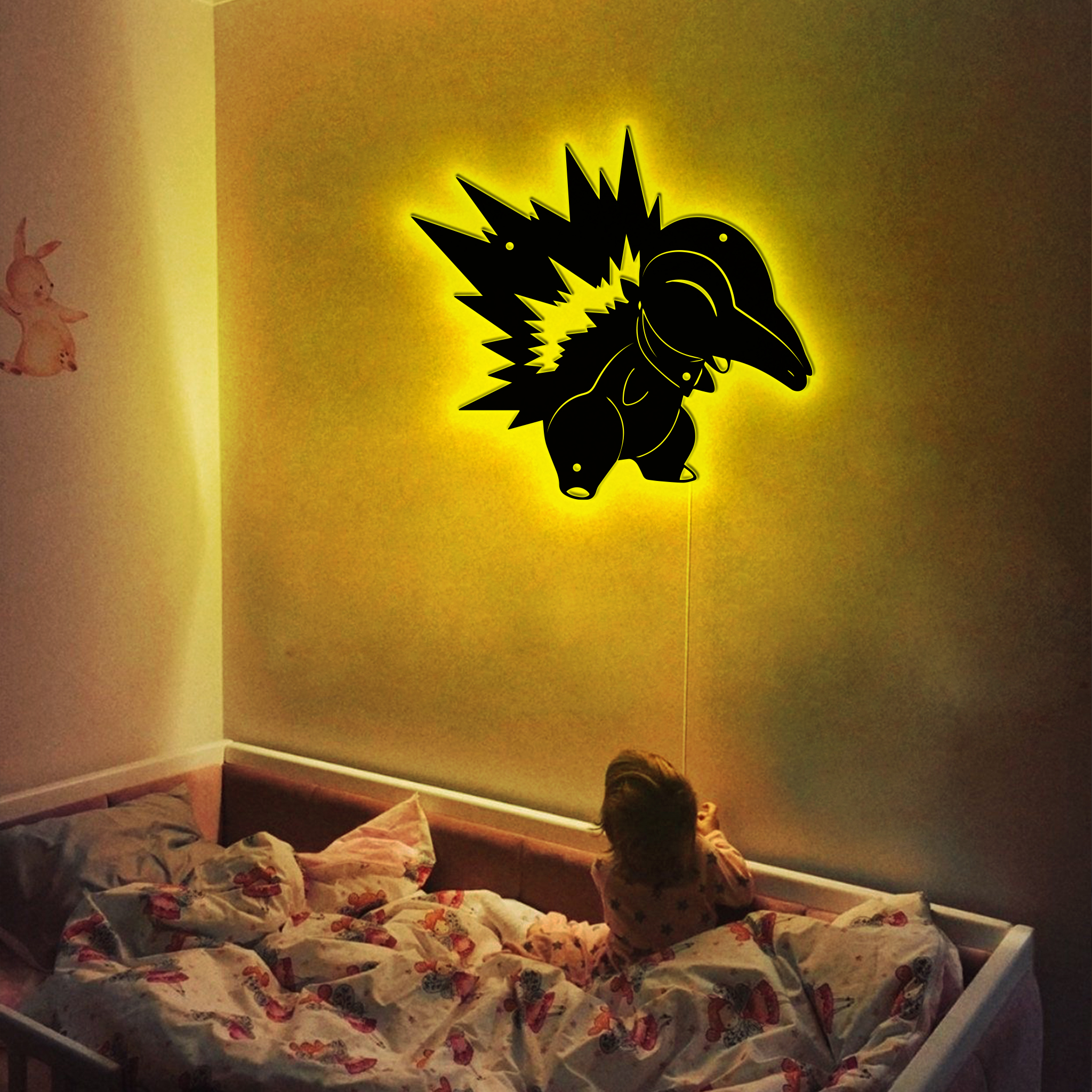 Pokemon Cyndaquil Metal Sign