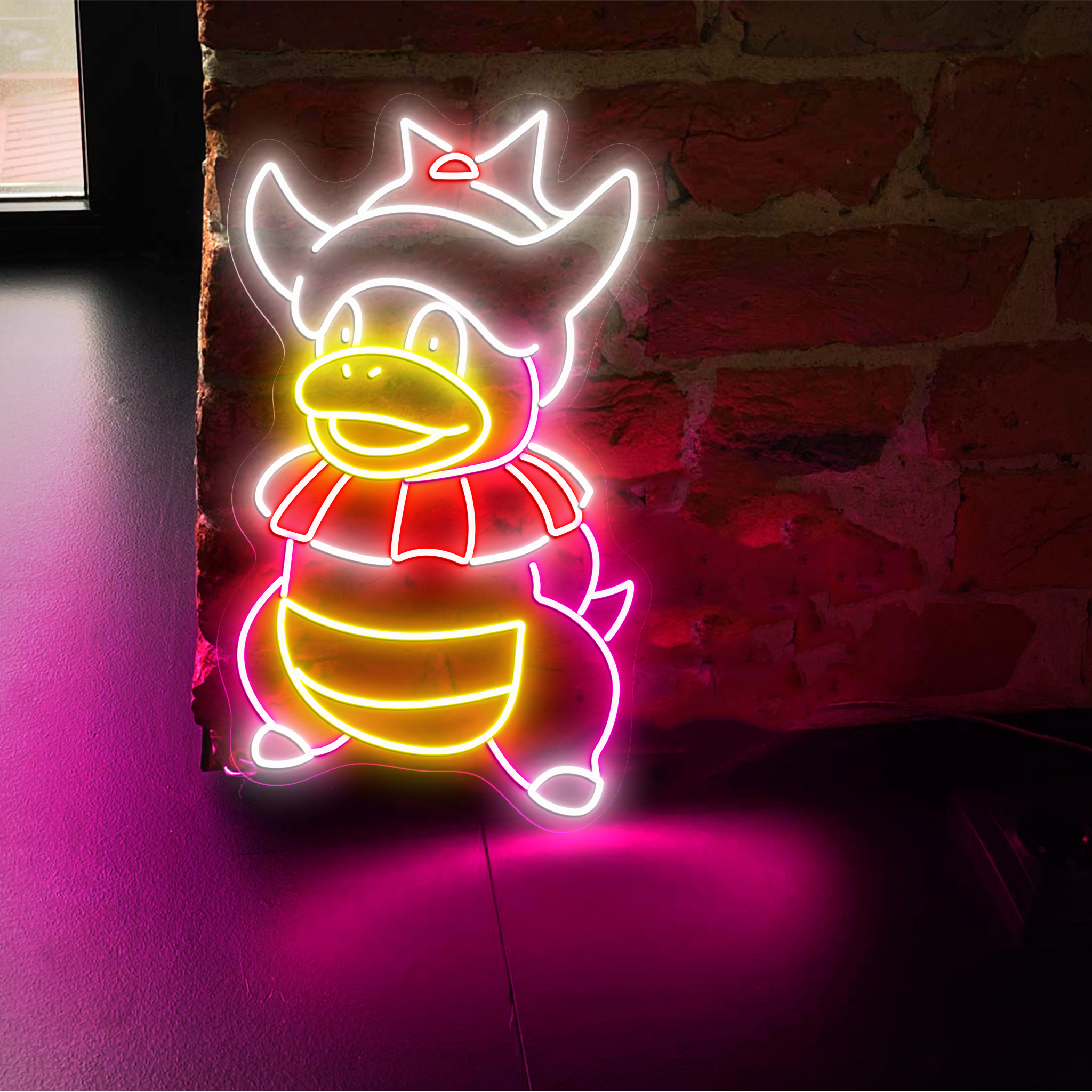 Slowking Pokemon Neon Sign