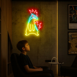 Pokemon Quilava Neon Signs