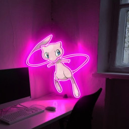 Mew Pokemon UV Signs