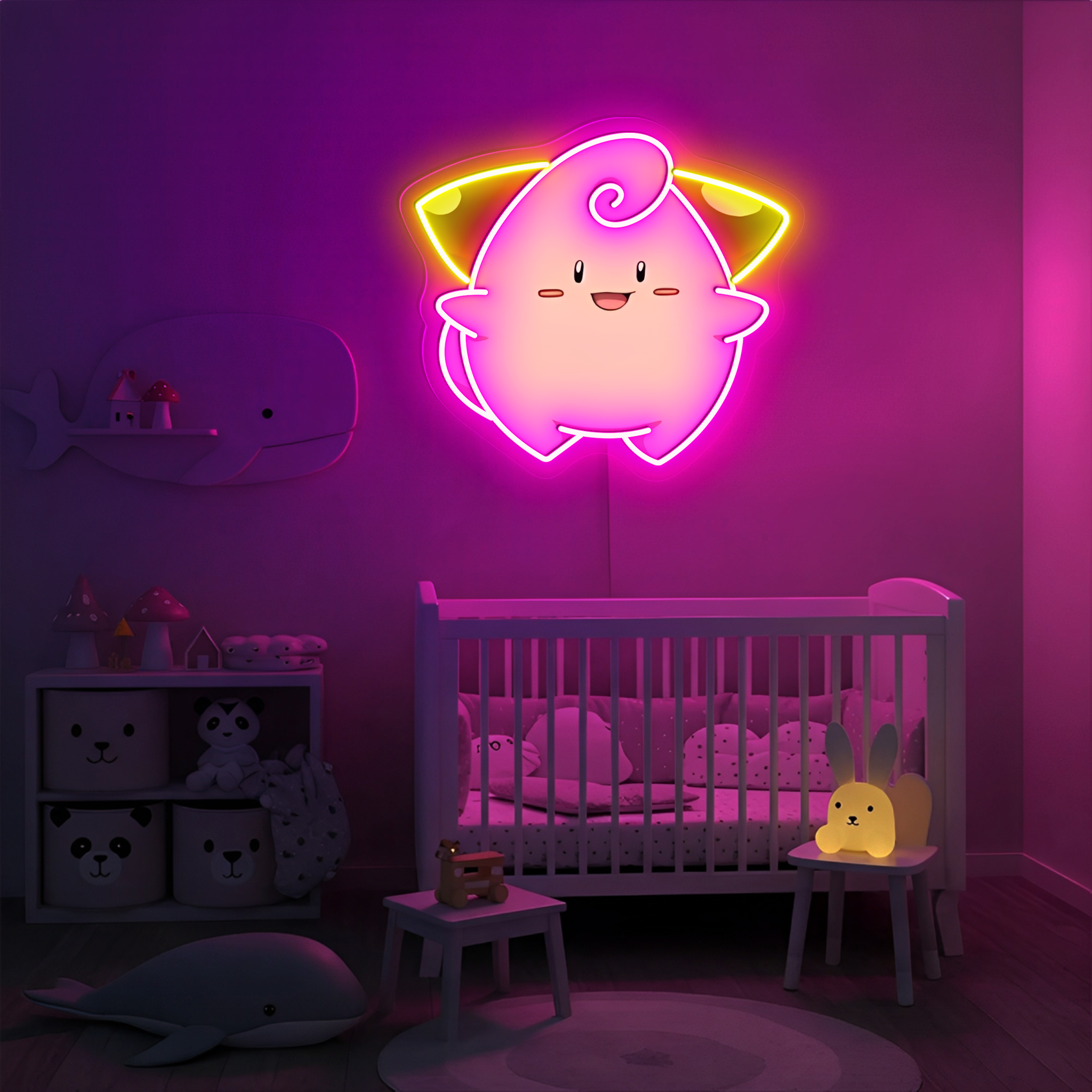 Cleffa Pokemon UV Sign