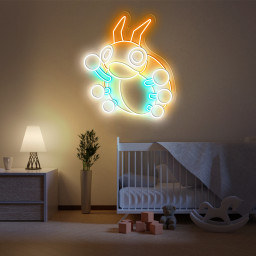 Pokemon Ledyba Neon Sign