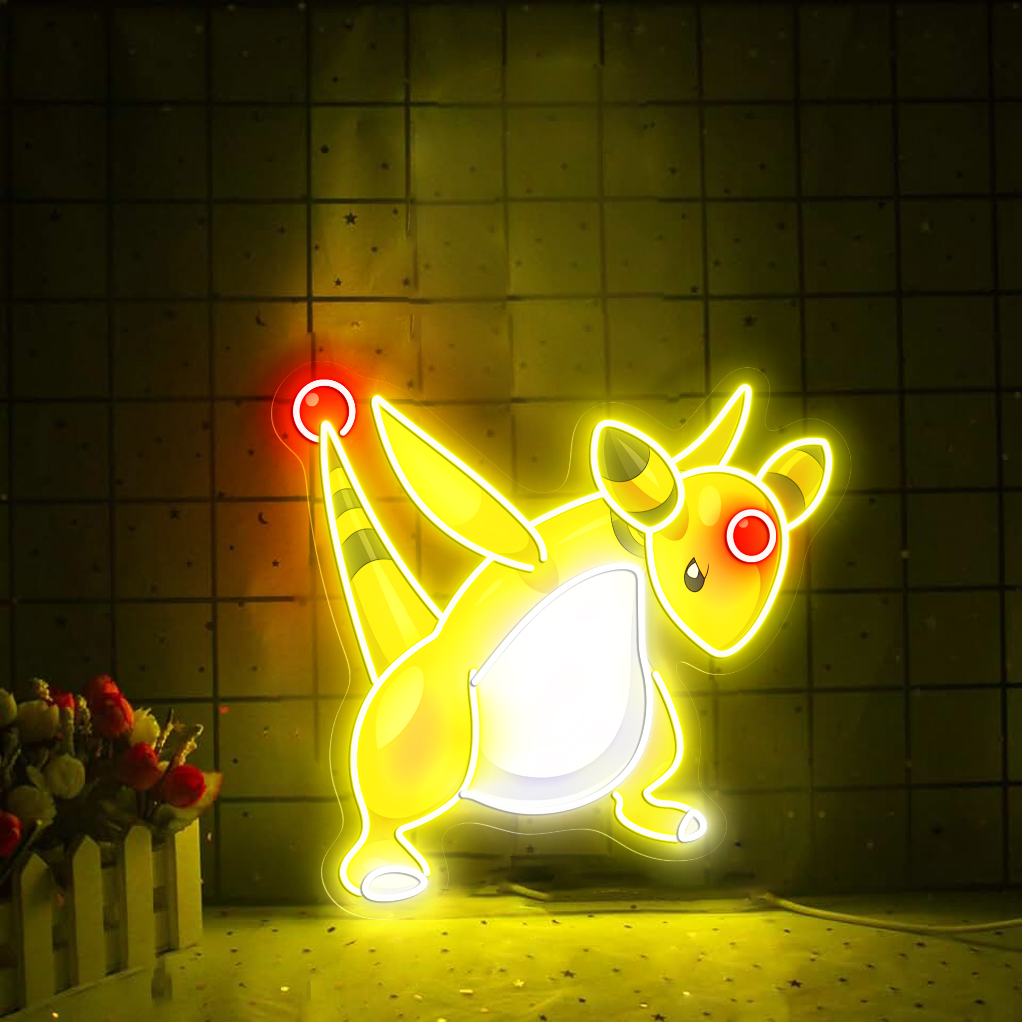 Pokemon Ampharos UV Sign