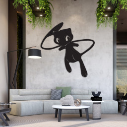 Mew Pokemon Metal Signs