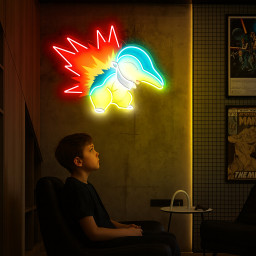 Pokemon Cyndaquil Laser Signs