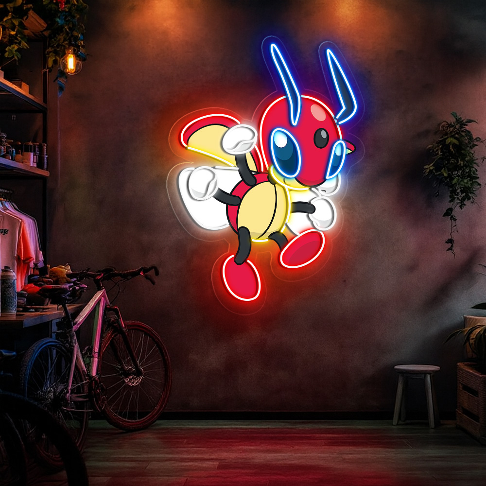 Pokemon Ledian UV Sign