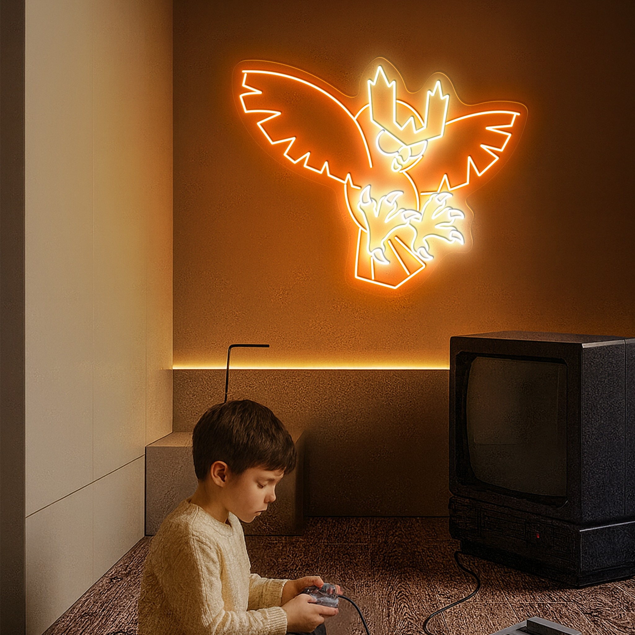 Pokemon Noctowl Neon Sign