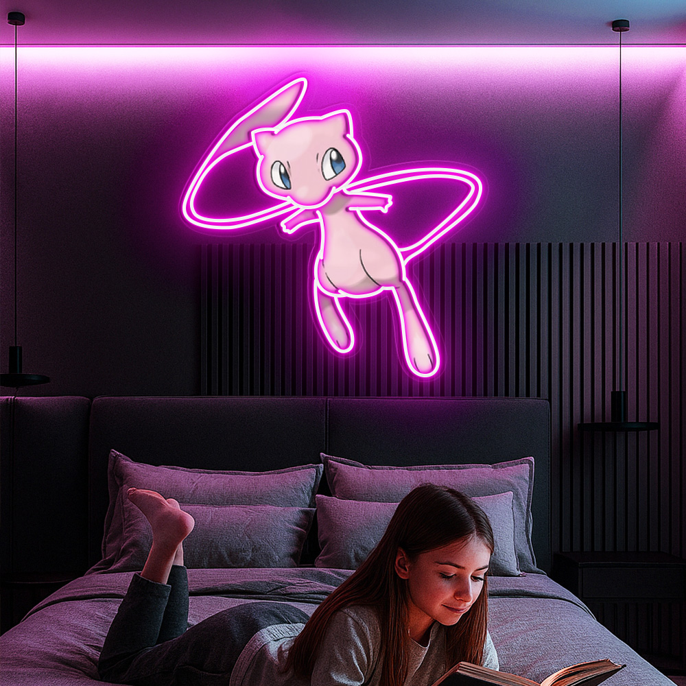 Mew Pokemon UV Signs