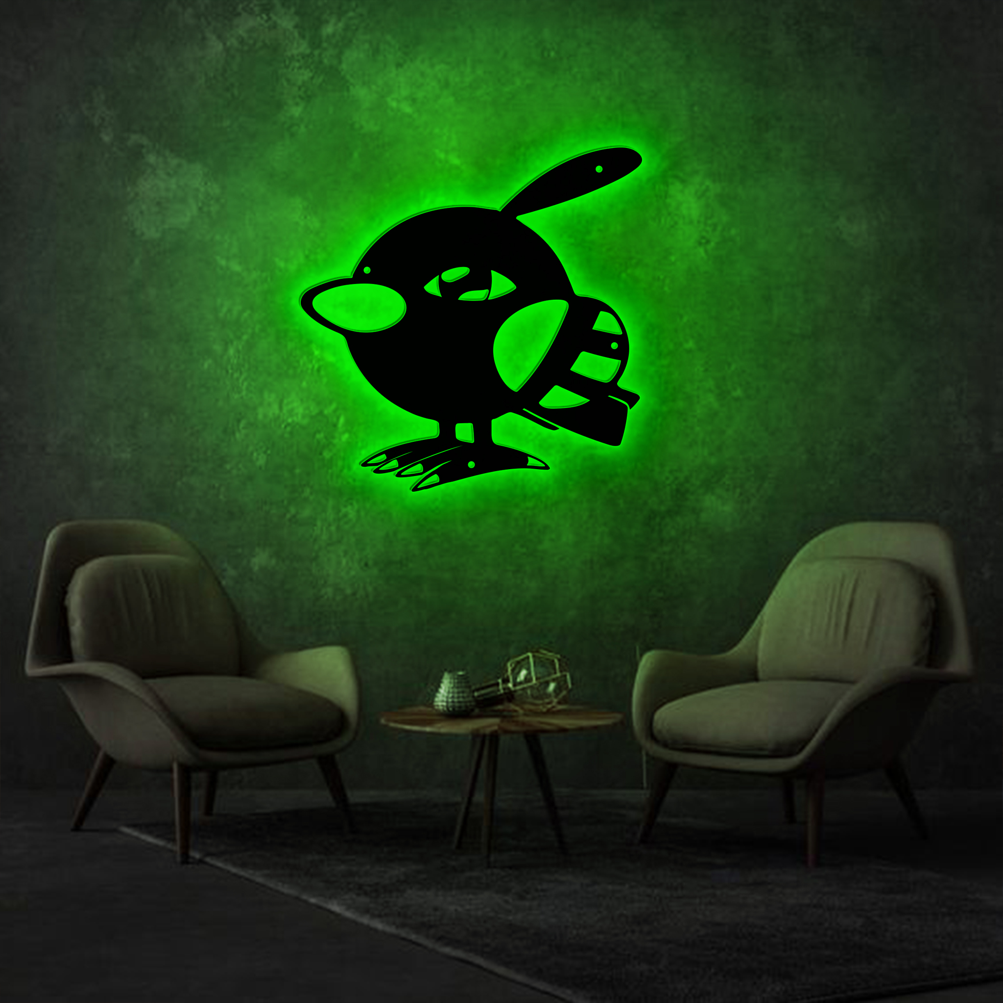 Pokemon Natu Metal Sign