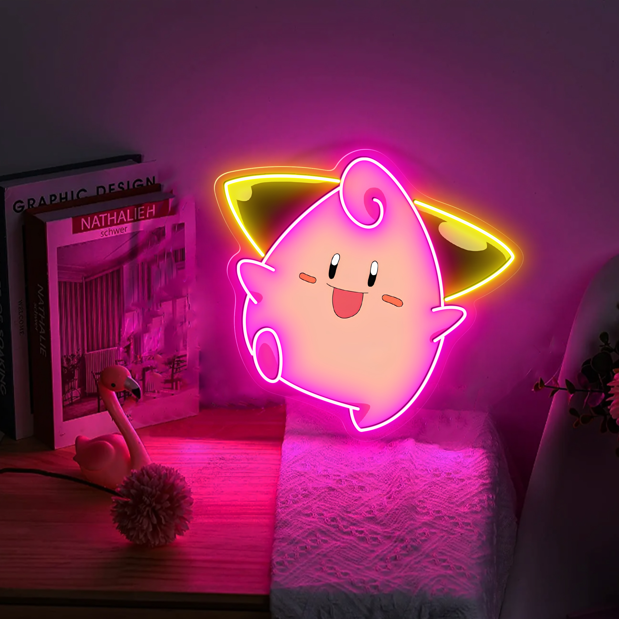 Pokemon Cleffa UV Sign