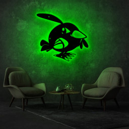 Natu Pokemon Metal Sign