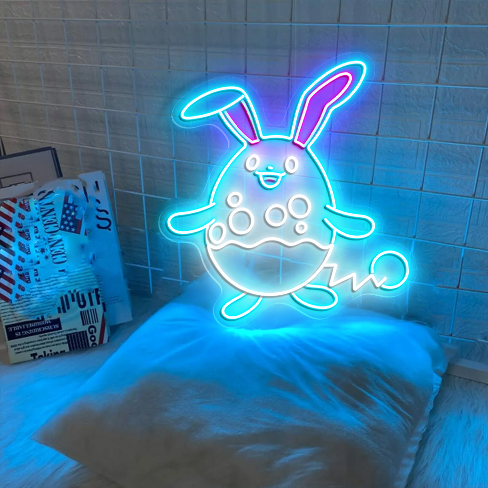 Pokemon Azumarill Neon Sign