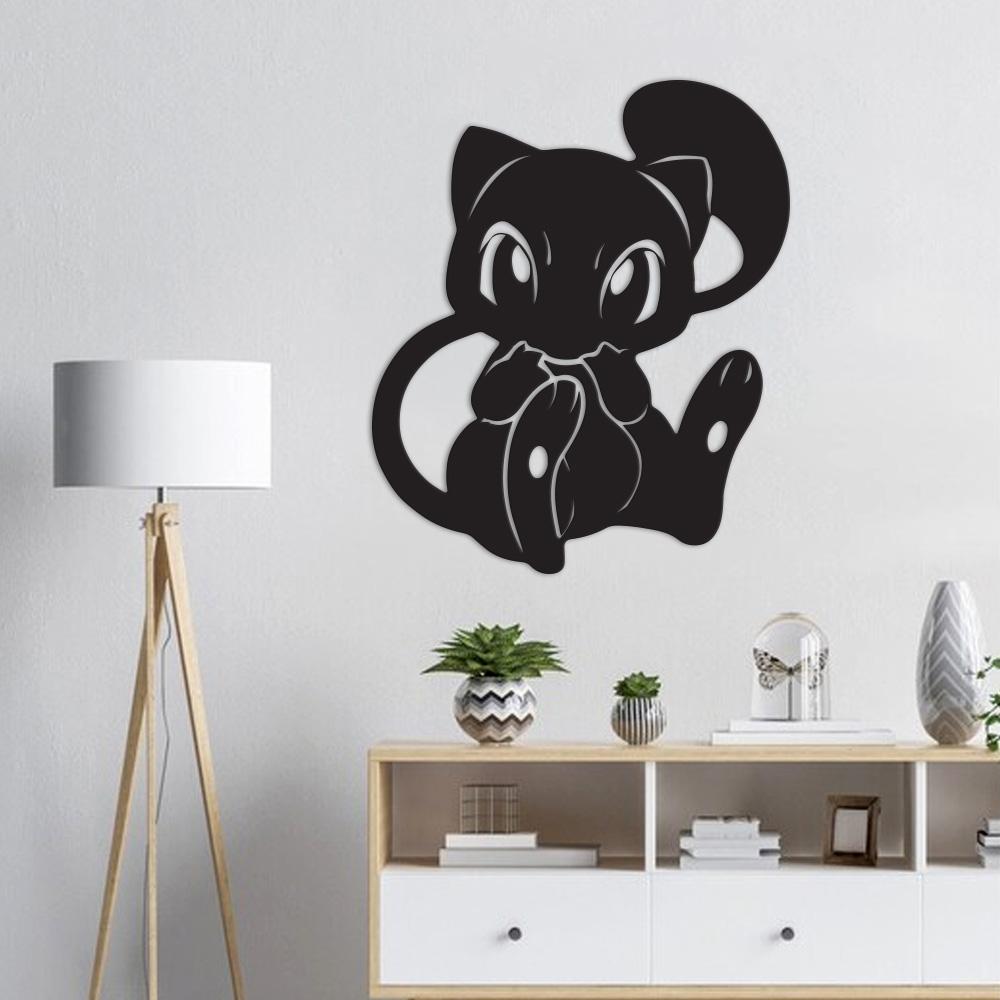 Mew Pokemon Metal Sign