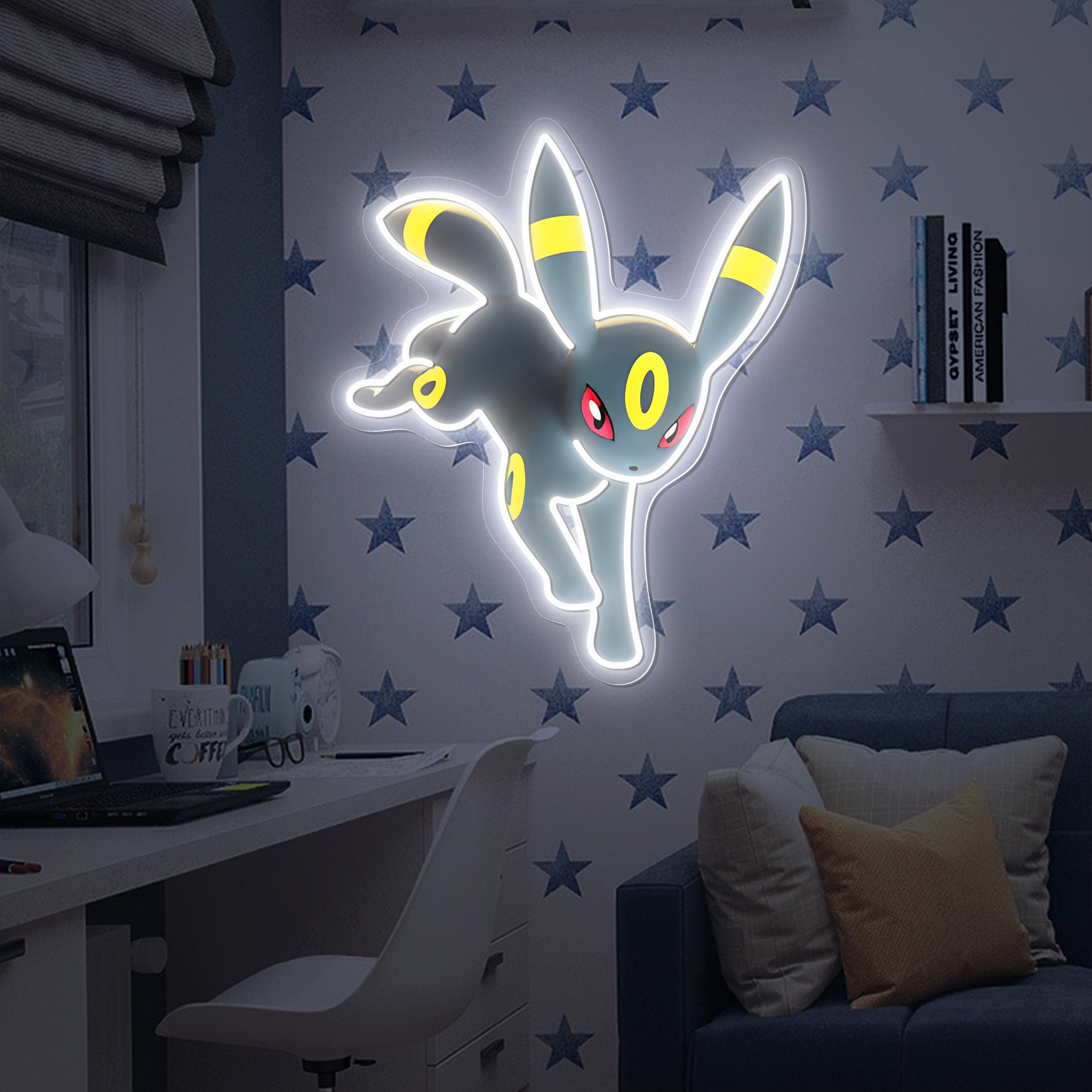 Pokemon Umbreon UV Sign
