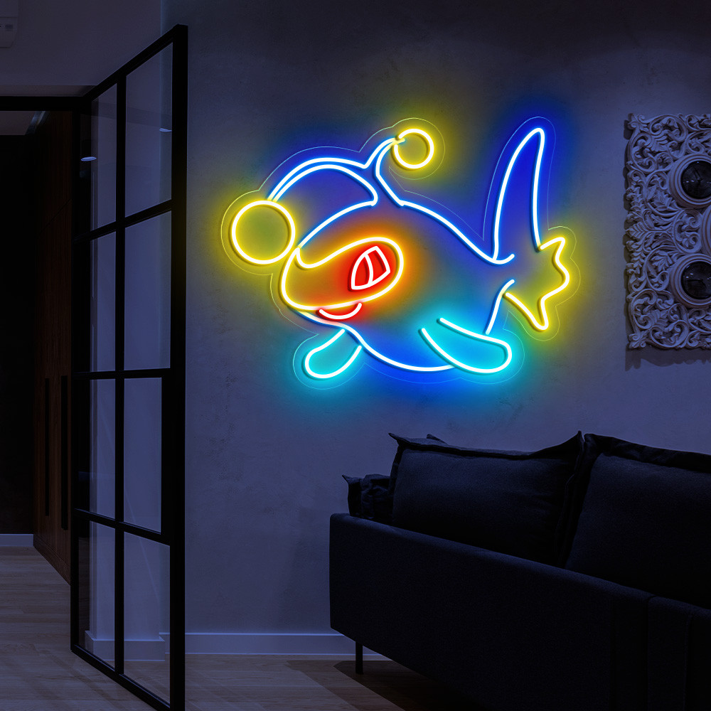Pokemon Lanturn Neon Sign