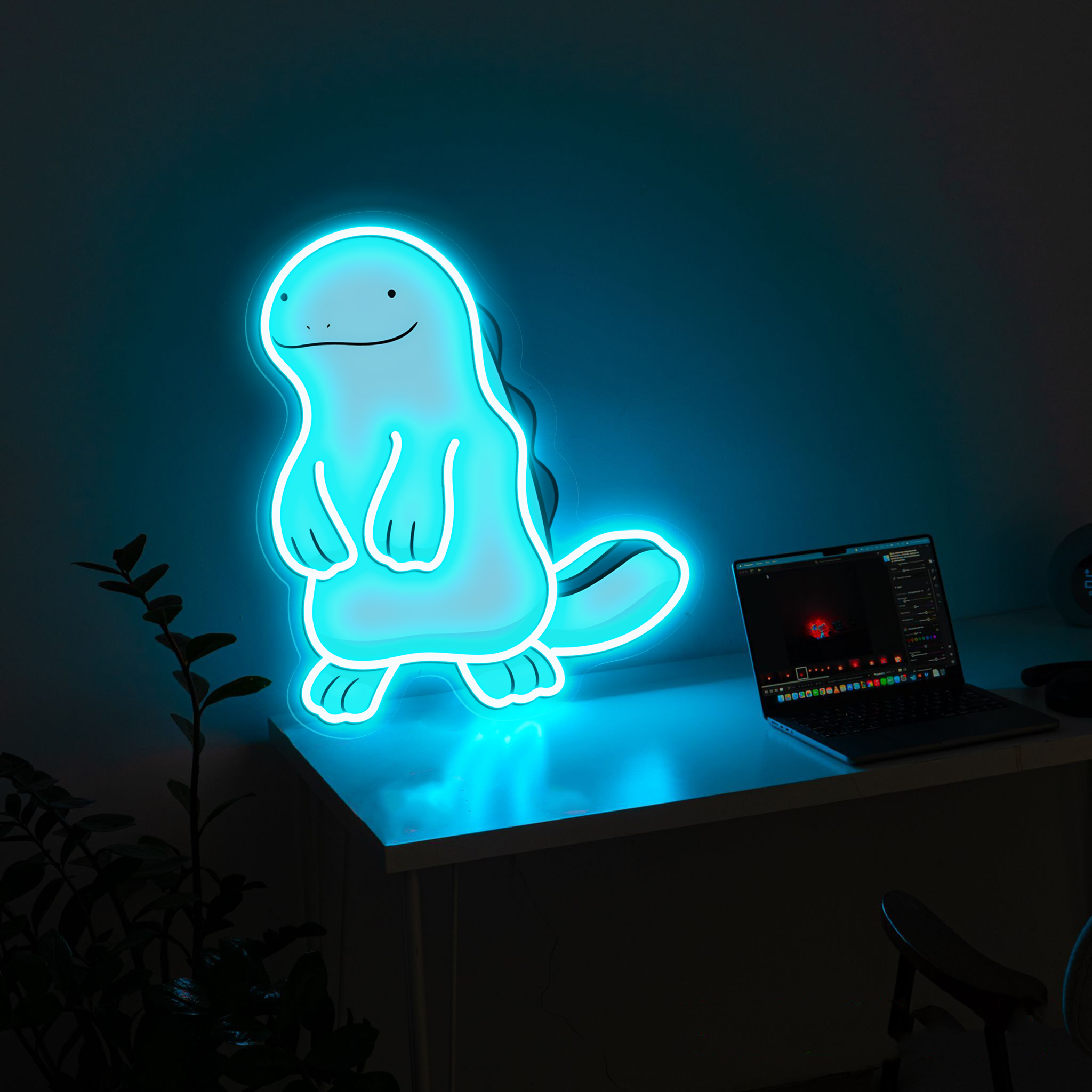 Quagsire Pokemon UV Signs