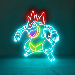 Pokemon Feraligatr Neon Sign