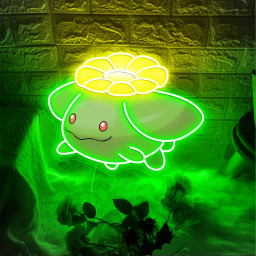 Skiploom Pokemon UV Sign