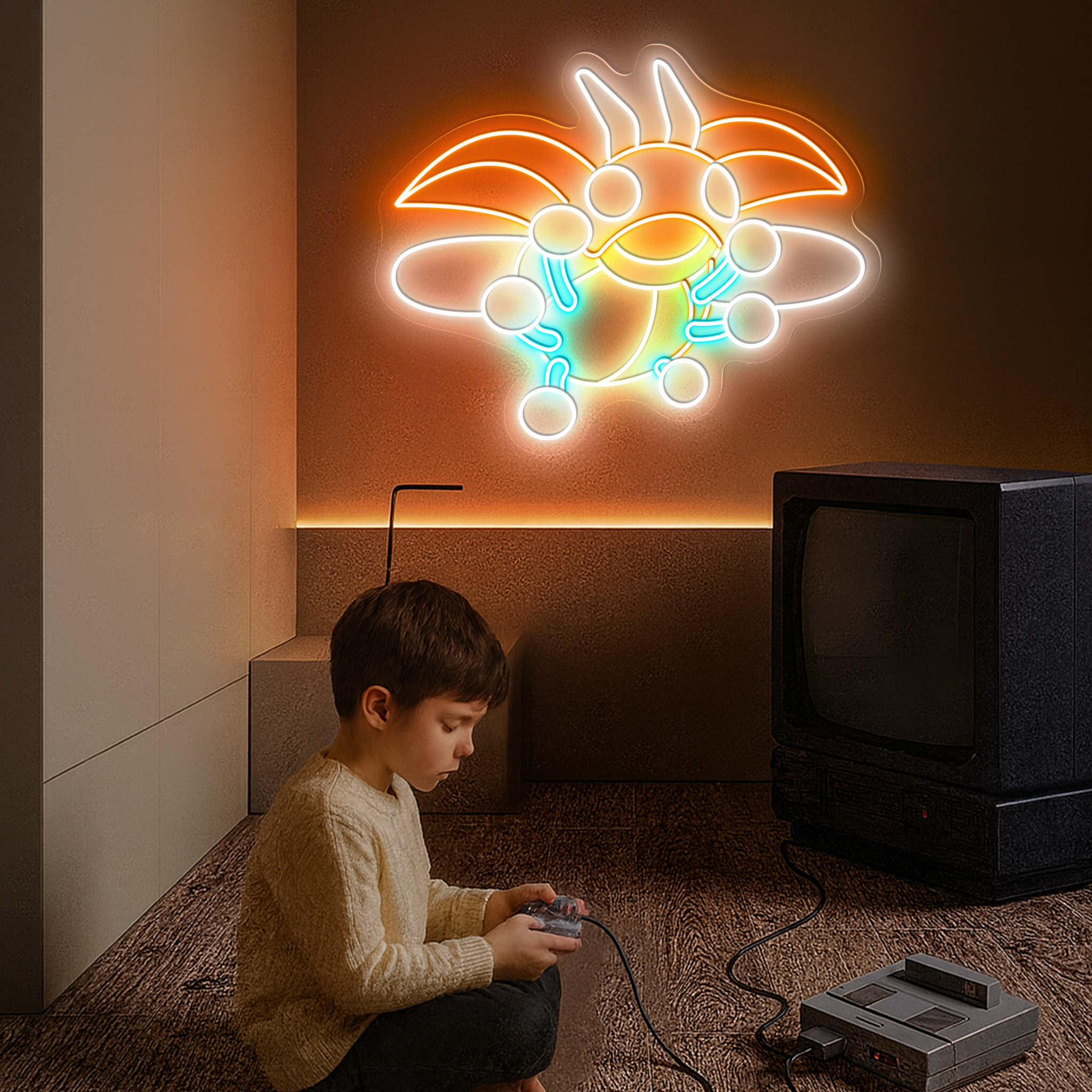 Ledyba Pokemon Neon Signs