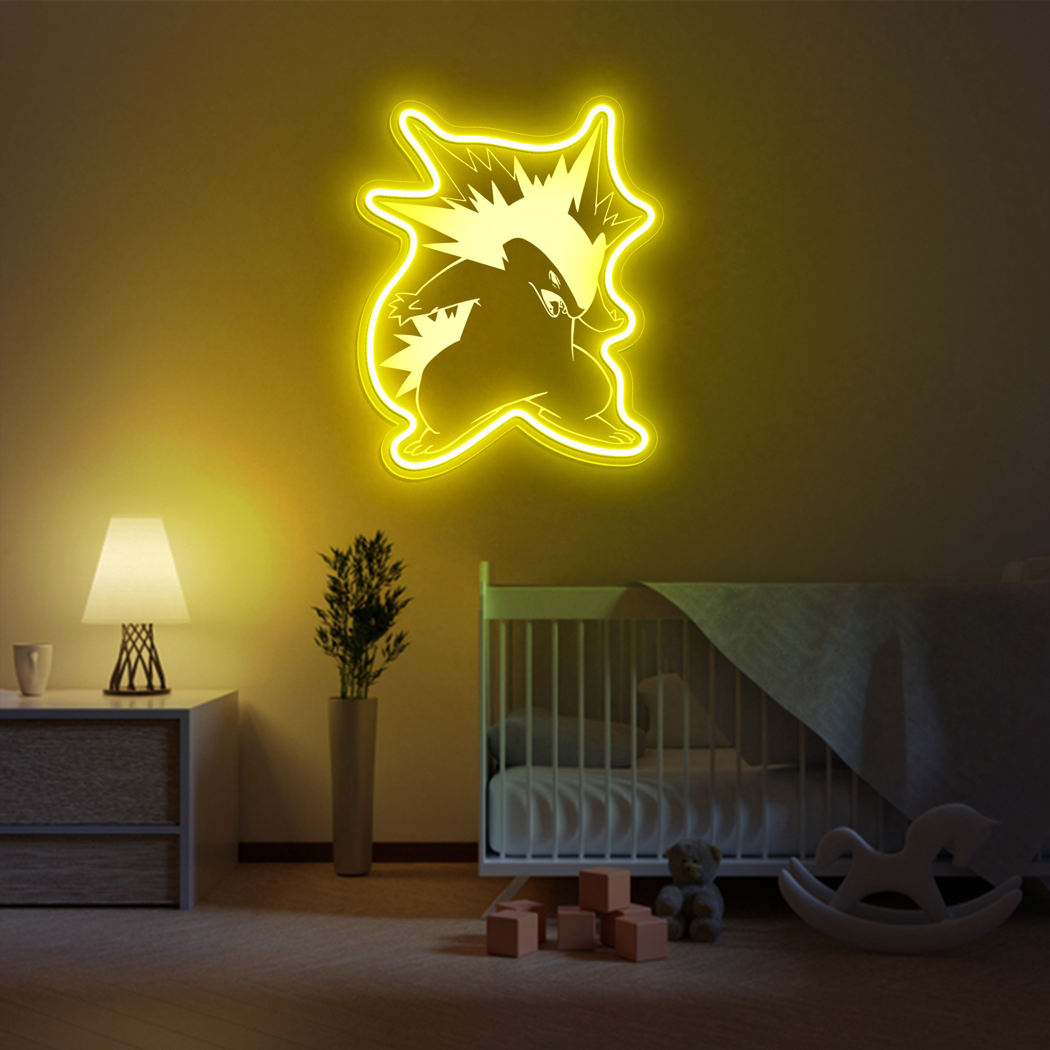 Pokemon Typhlosion Laser Signs