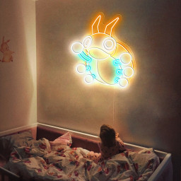 Pokemon Ledyba Neon Sign