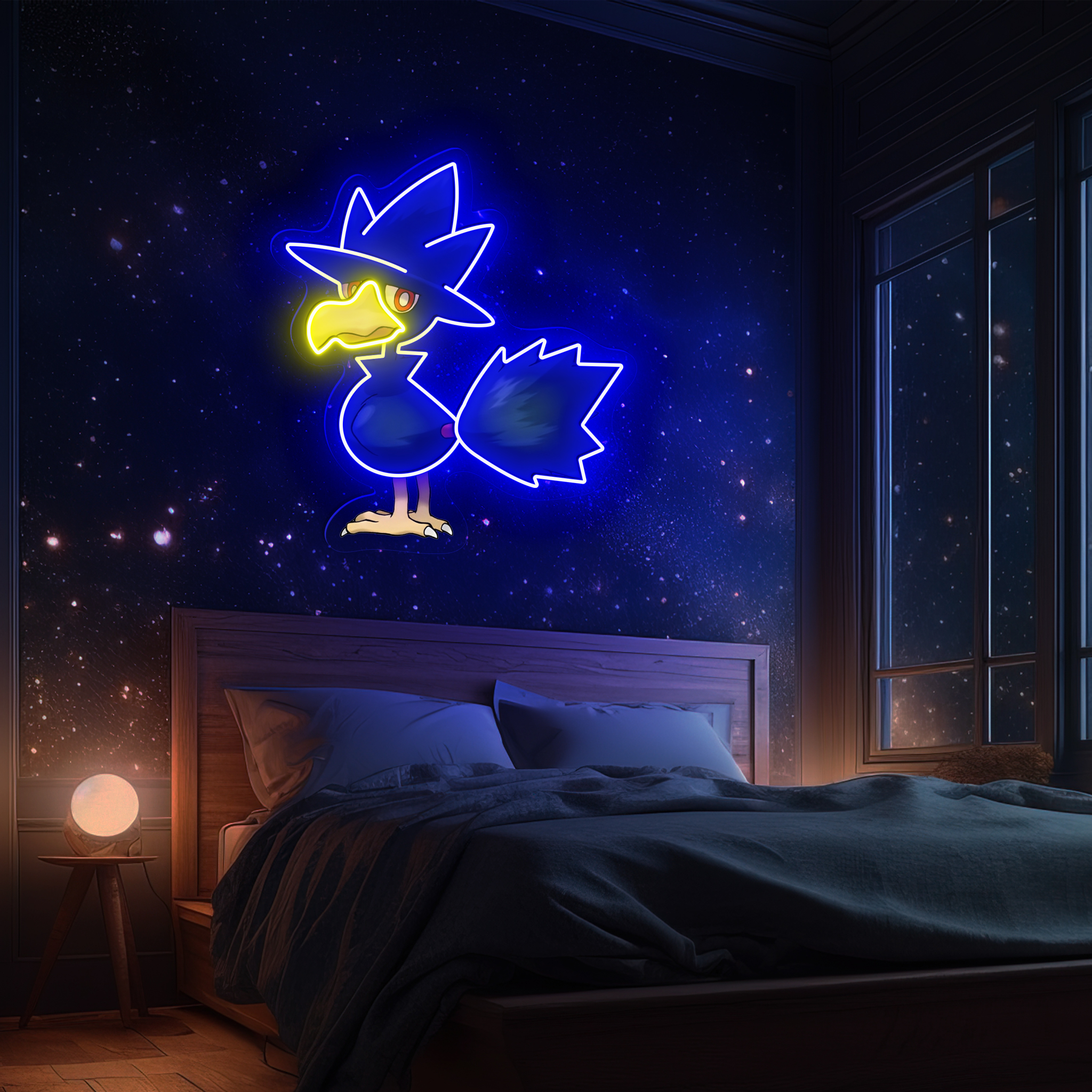 Pokemon Murkrow UV Sign