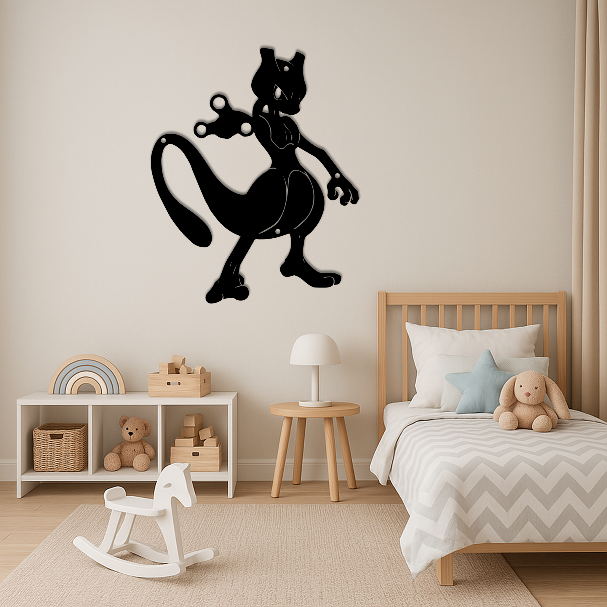 Pokemon Mewtwo Metal Signs