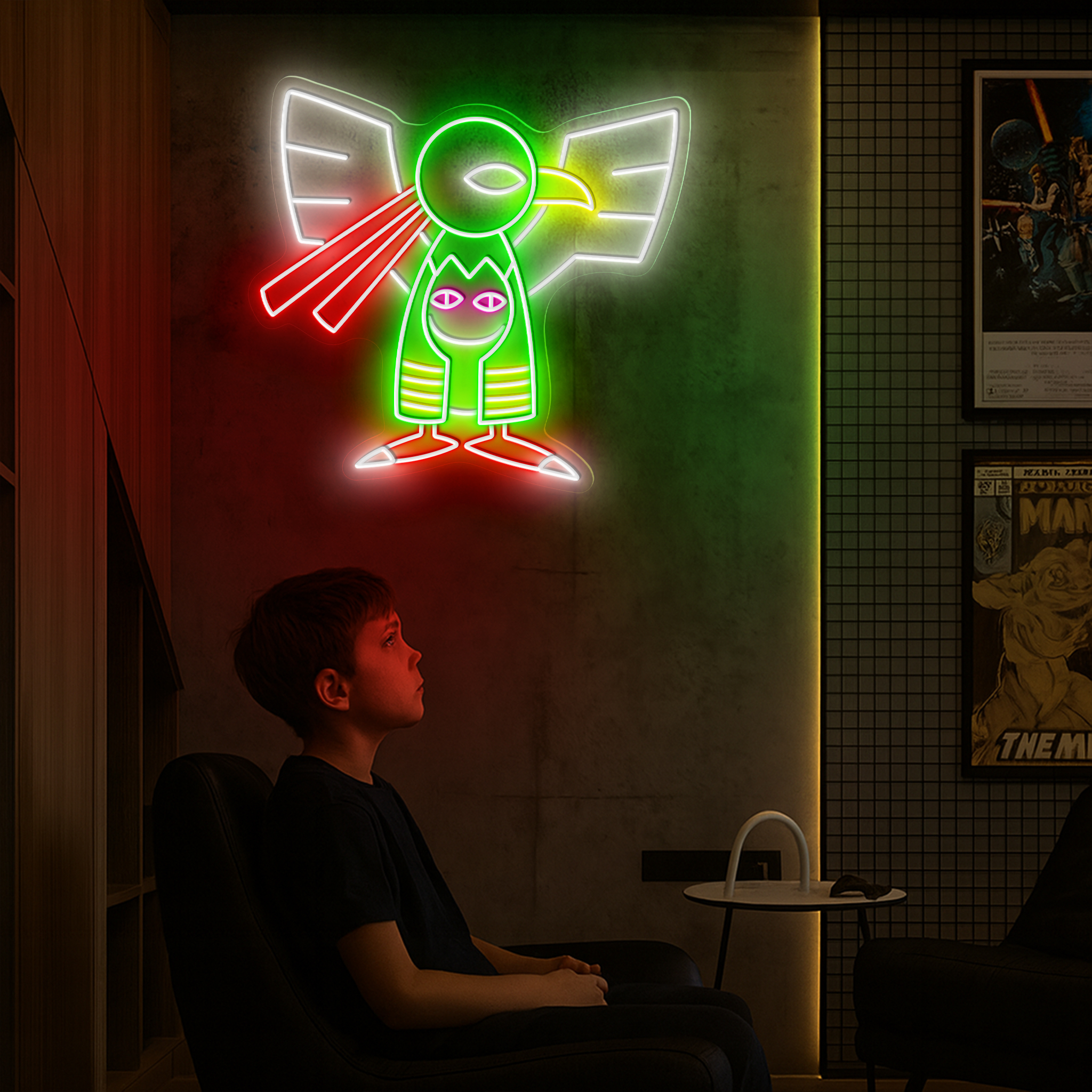 Xatu Pokemon Neon Sign