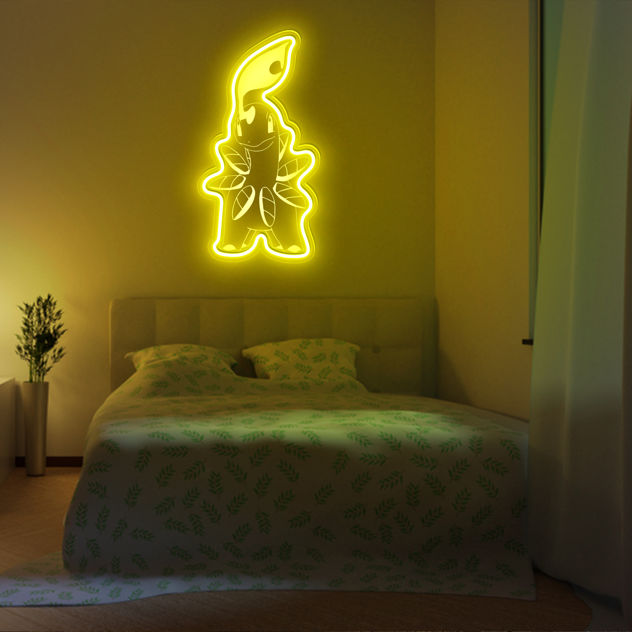 Bayleef Pokemon Laser Sign