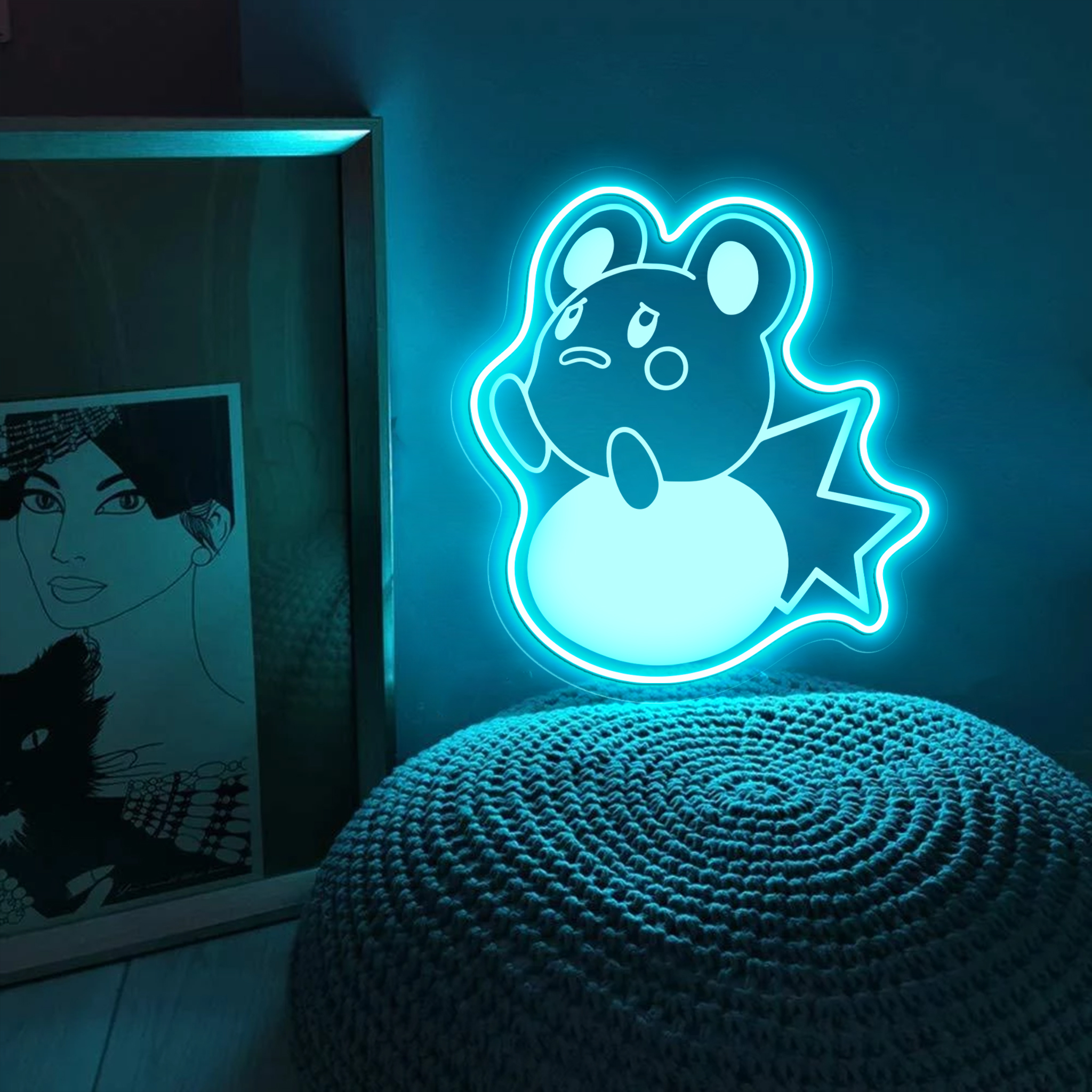 Pokemon Marill Laser Sign