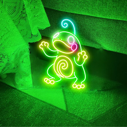 Politoed Pokemon Neon Sign