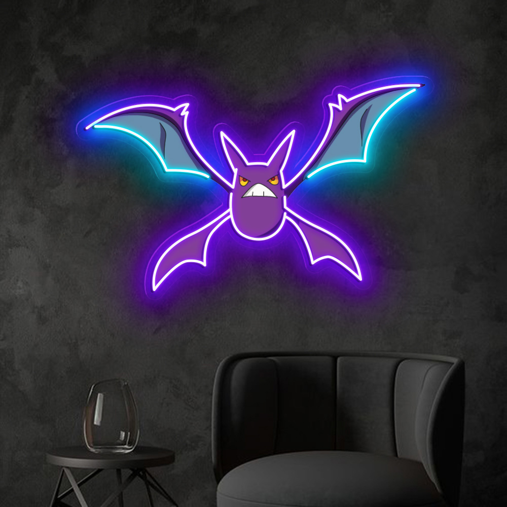 Crobat Pokemon UV Signs