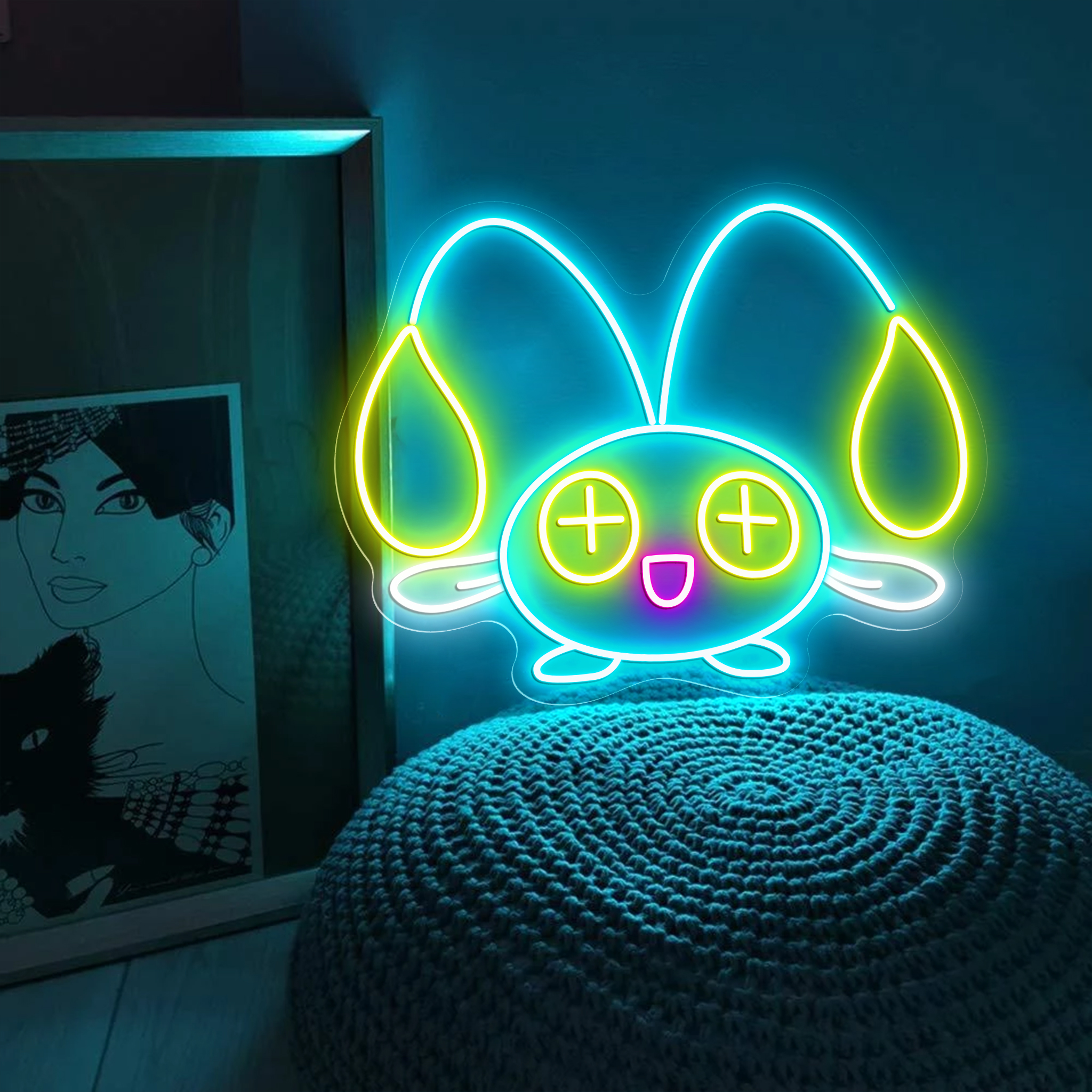 Pokemon Chinchou Neon Signs