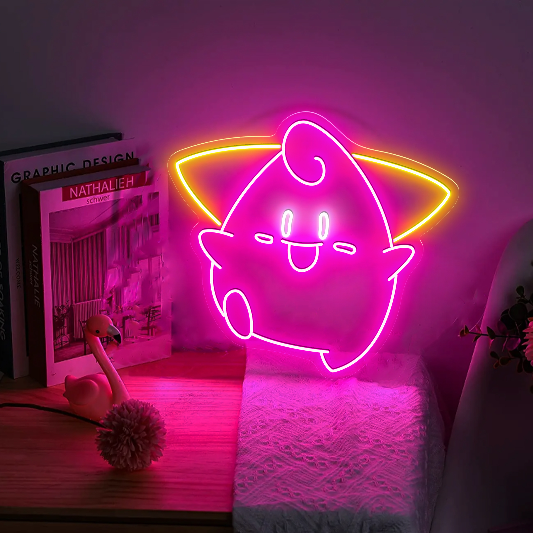 Pokemon Cleffa Neon Sign