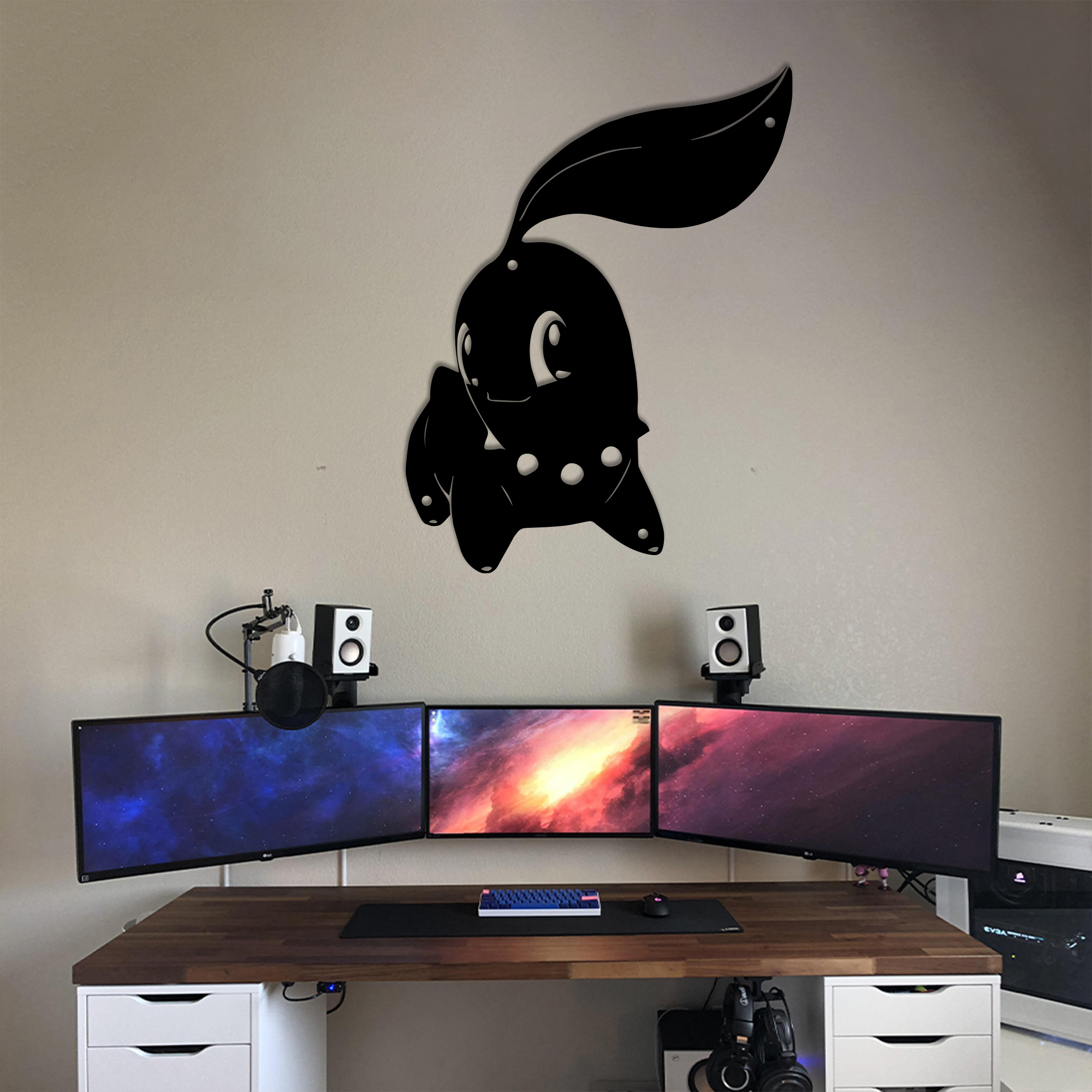 Chikorita Pokemon Metal Signs