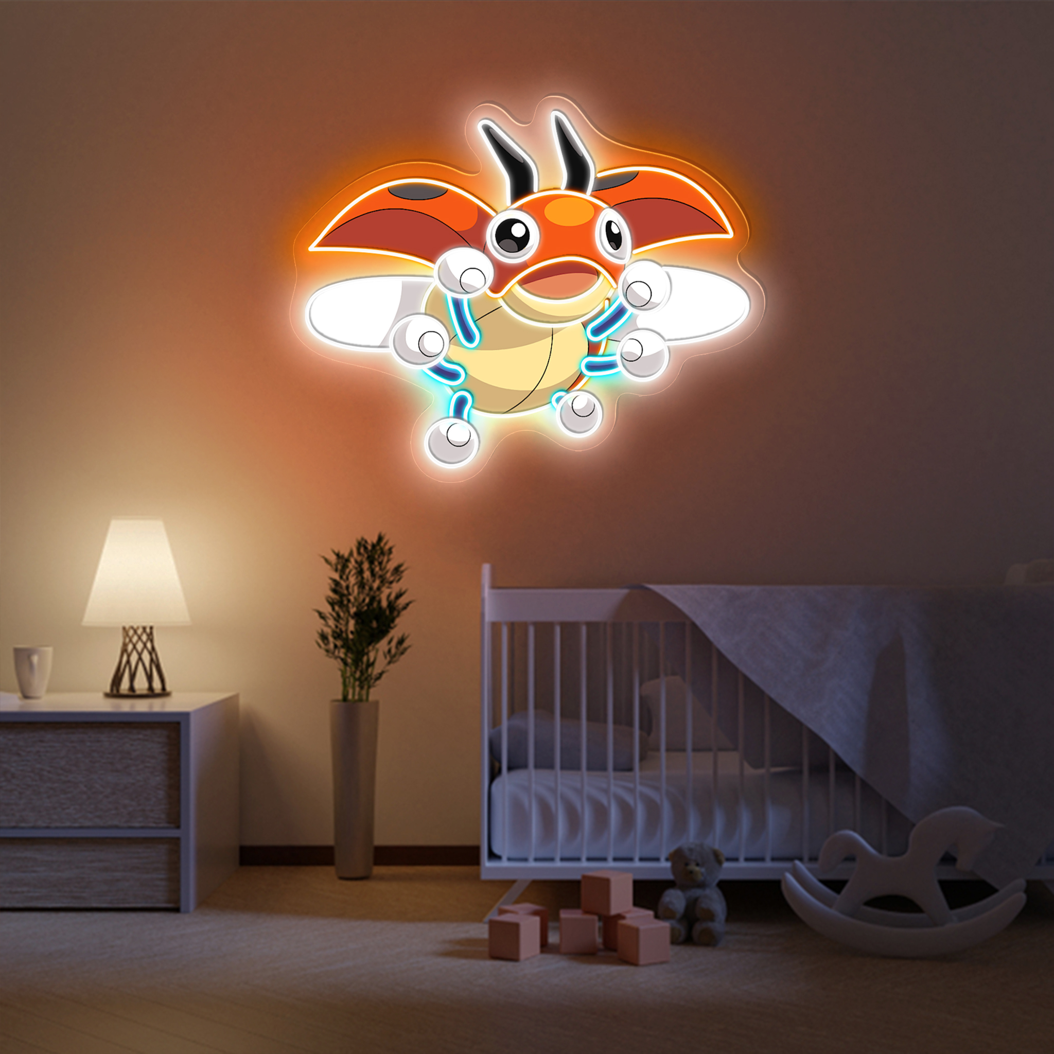 Ledyba Pokemon UV Signs