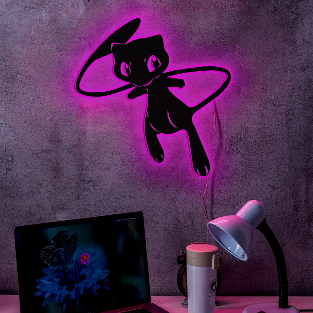 Mew Pokemon Metal Signs