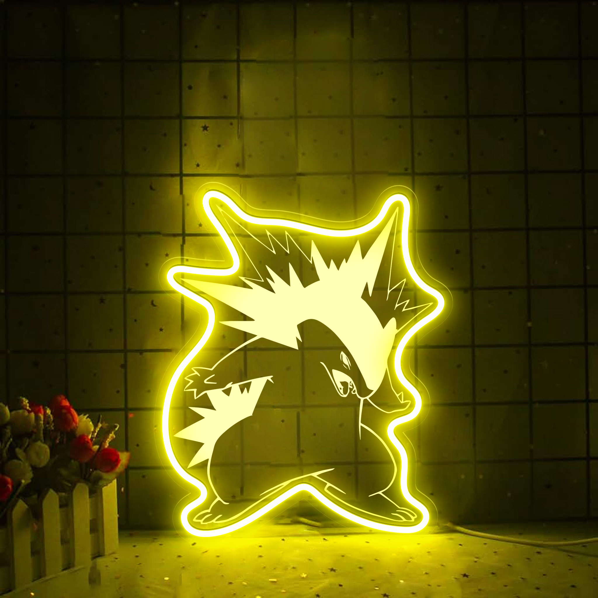 Pokemon Typhlosion Laser Signs