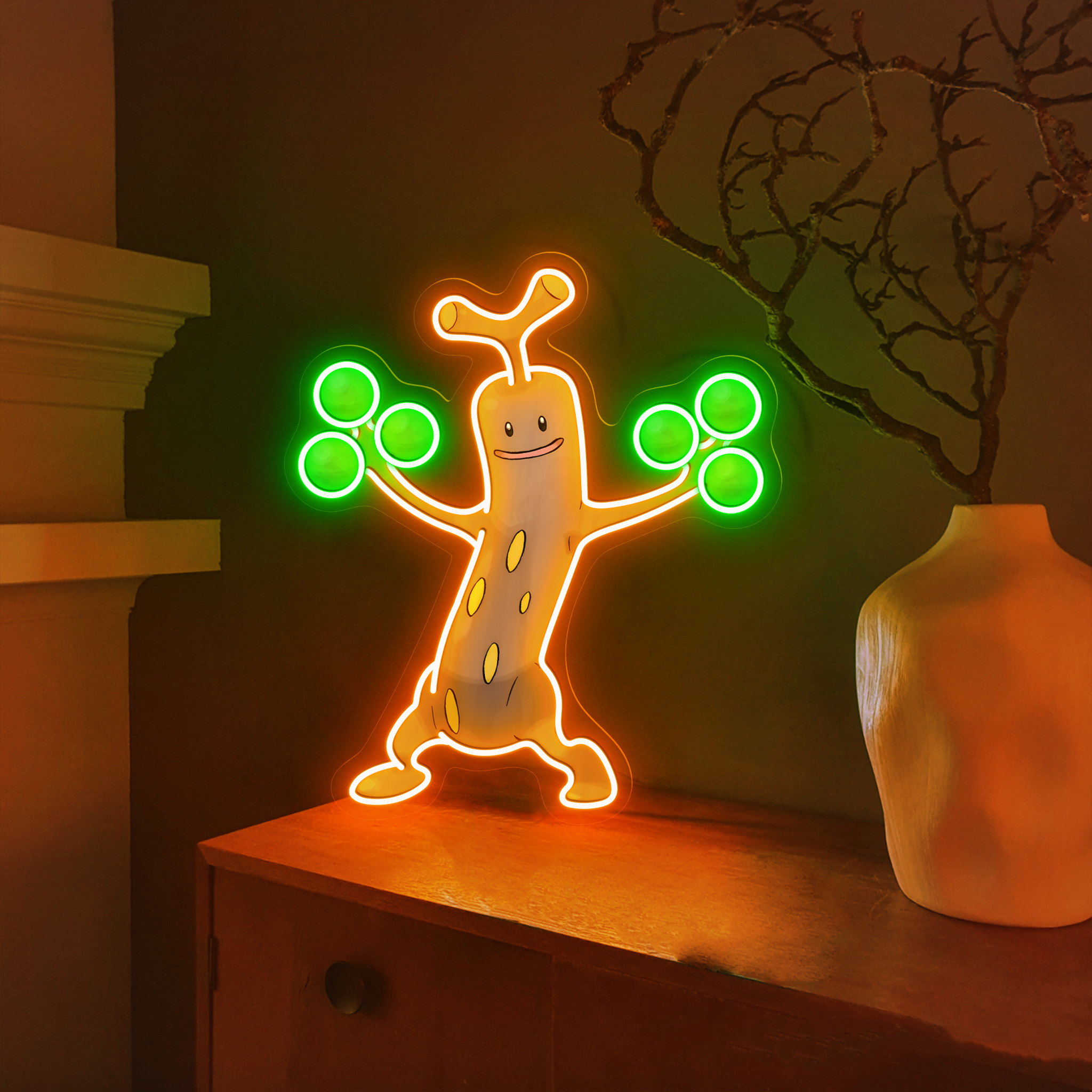 Sudowoodo Pokemon UV Sign