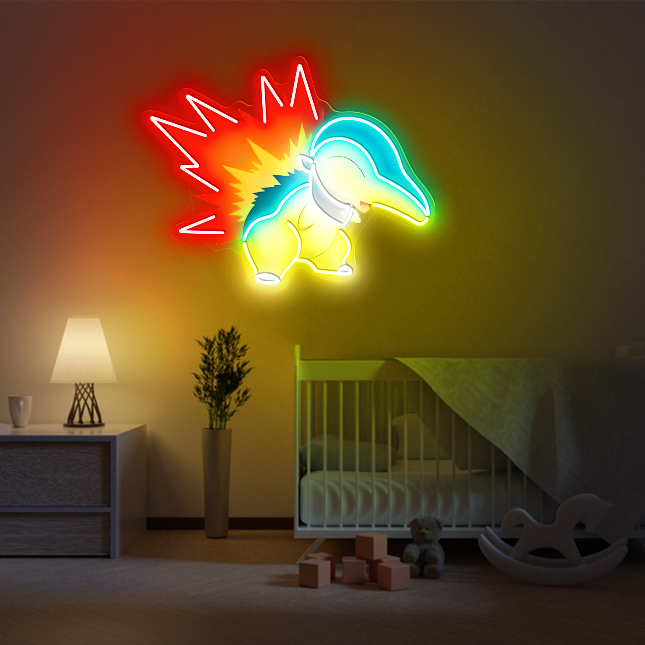 Pokemon Cyndaquil Laser Signs